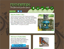 Tablet Screenshot of featherfields.com